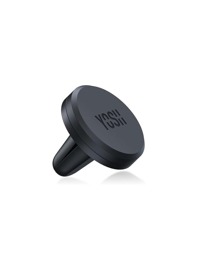 YOSH Car Phone Holder, Magnetic Phone Car Mount Air Vent, Upgraded Strongest Magnets & Super Stable, Phone Holder for Car Vent Compatible with iPhone Huawei Galaxy, Comes with Metal Plates - Image 1