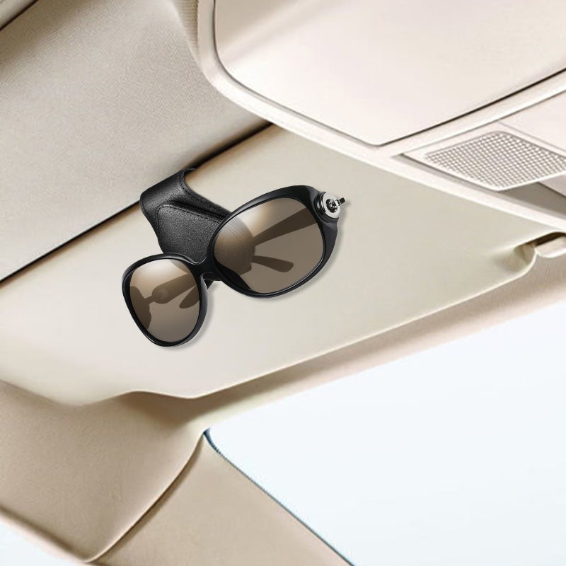 2pcs Visor Sunglasses Holder Magnetic Eyeglasses Clip Universal Eyeglass Hanger Clip Interior Accessory - Image 3
