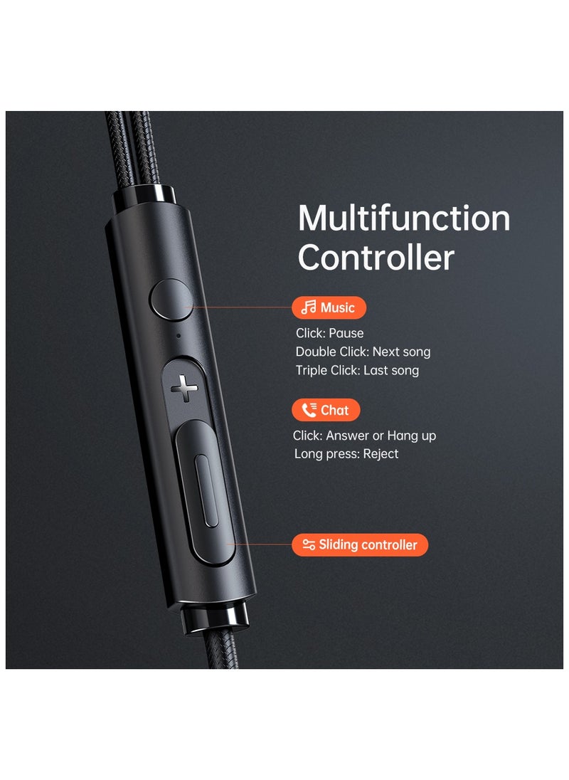Mcdodo - Digital Gaming Earphone for Type-C 1.2m Aluminum Alloy and TPE Enhanced Bass with High-Resolution Audio Chip Includes 3 Ear Tips - Image 1