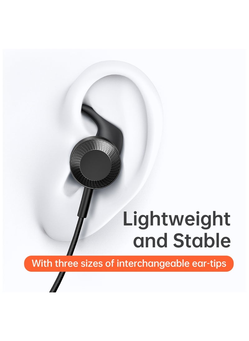 Mcdodo - Digital Gaming Earphone for Type-C 1.2m Aluminum Alloy and TPE Enhanced Bass with High-Resolution Audio Chip Includes 3 Ear Tips - Image 1