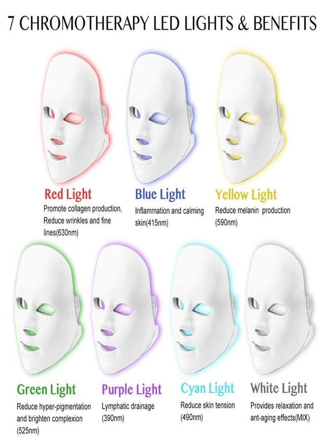 led light therapy mask blue light for face lights therapy mask for face - Image 4