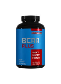 PROLAB PROLAB BCAA PLUS, Branched Chain Amino Acid Capsules, 180-Count  - Image 1