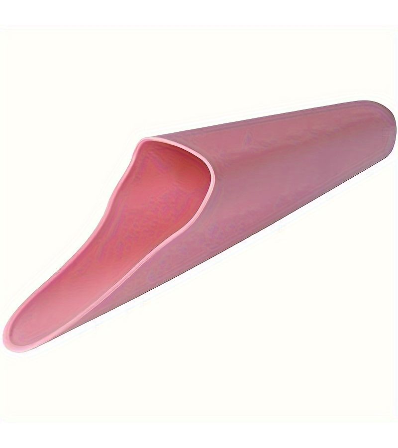 Pink Plastic Gardening Shovel Durable Soil Scoop With Curved Handle Convenient For Planting Digging Succulents Small Garden Tasks Soil Cultivation - Image 1