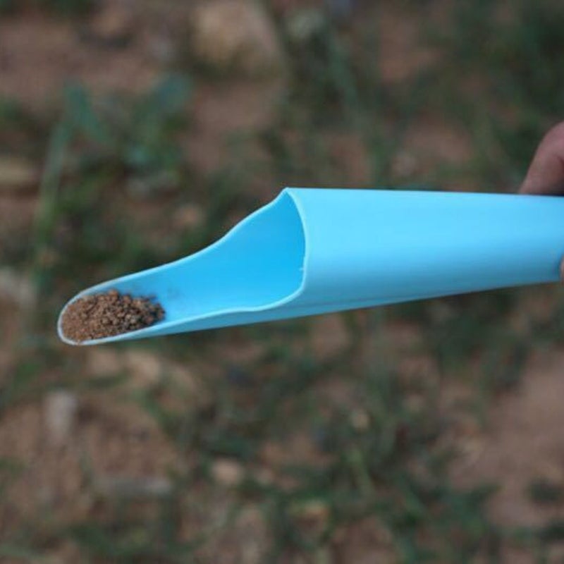 Pink Plastic Gardening Shovel Durable Soil Scoop With Curved Handle Convenient For Planting Digging Succulents Small Garden Tasks Soil Cultivation - Image 2
