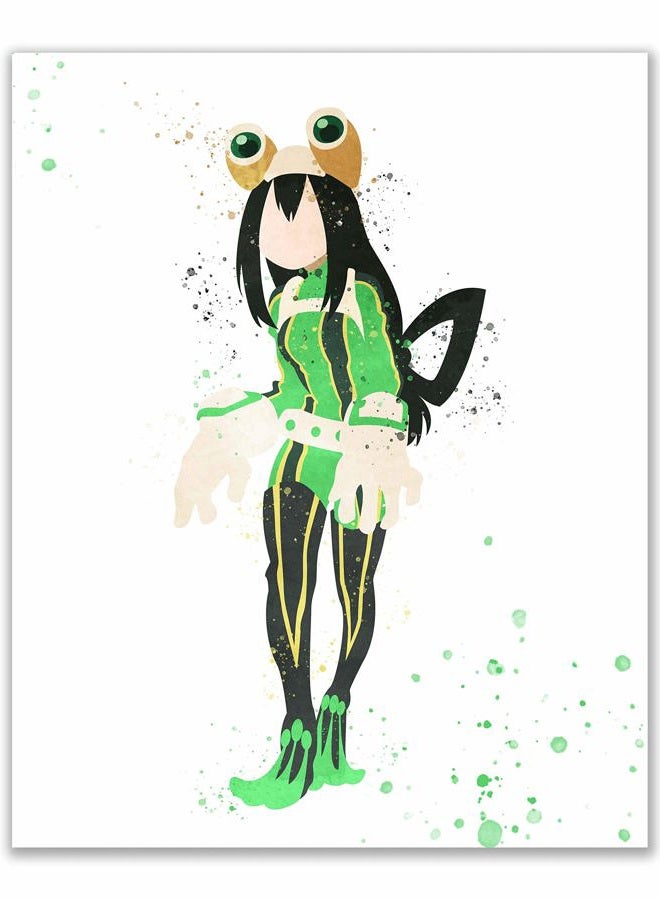 BigWig Prints بوستر My Hero Academia من BigWigPrints - مجموعة من 7 (8x10) مطبوعات مائية - فن الجدران للأنمي مانغا - أول مايت - ديكو - شوتو تودوروكي - تينيا إيدا - فروبّي - أورافتي - كاتسuki باكوجو - Image 5