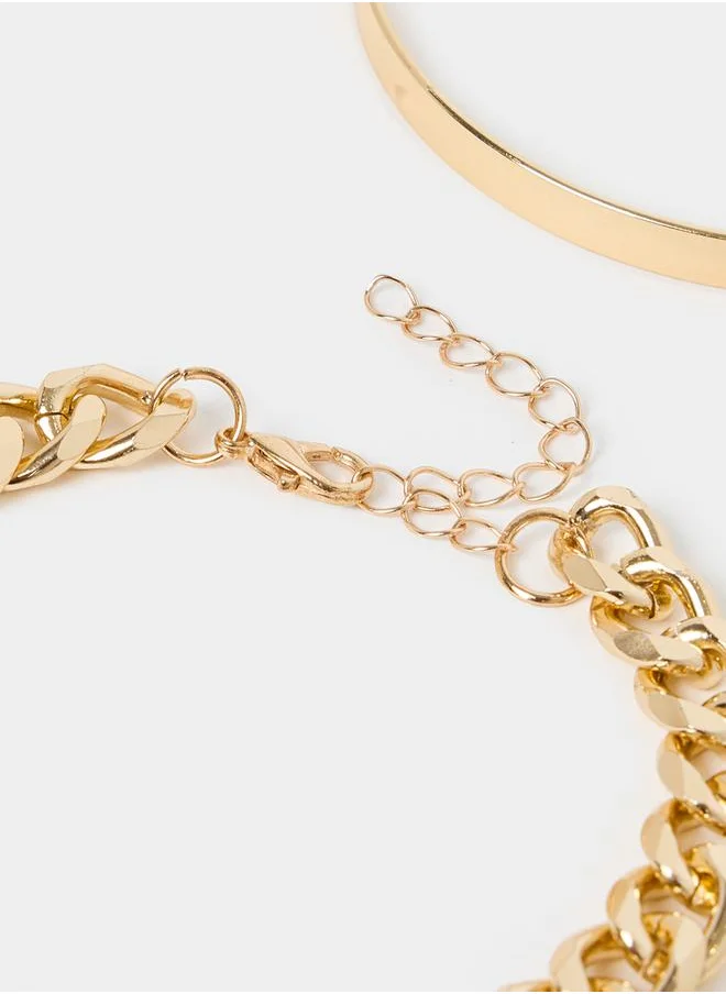 Styli Set of 4 - Chunky Chain & Cuff Bracelets