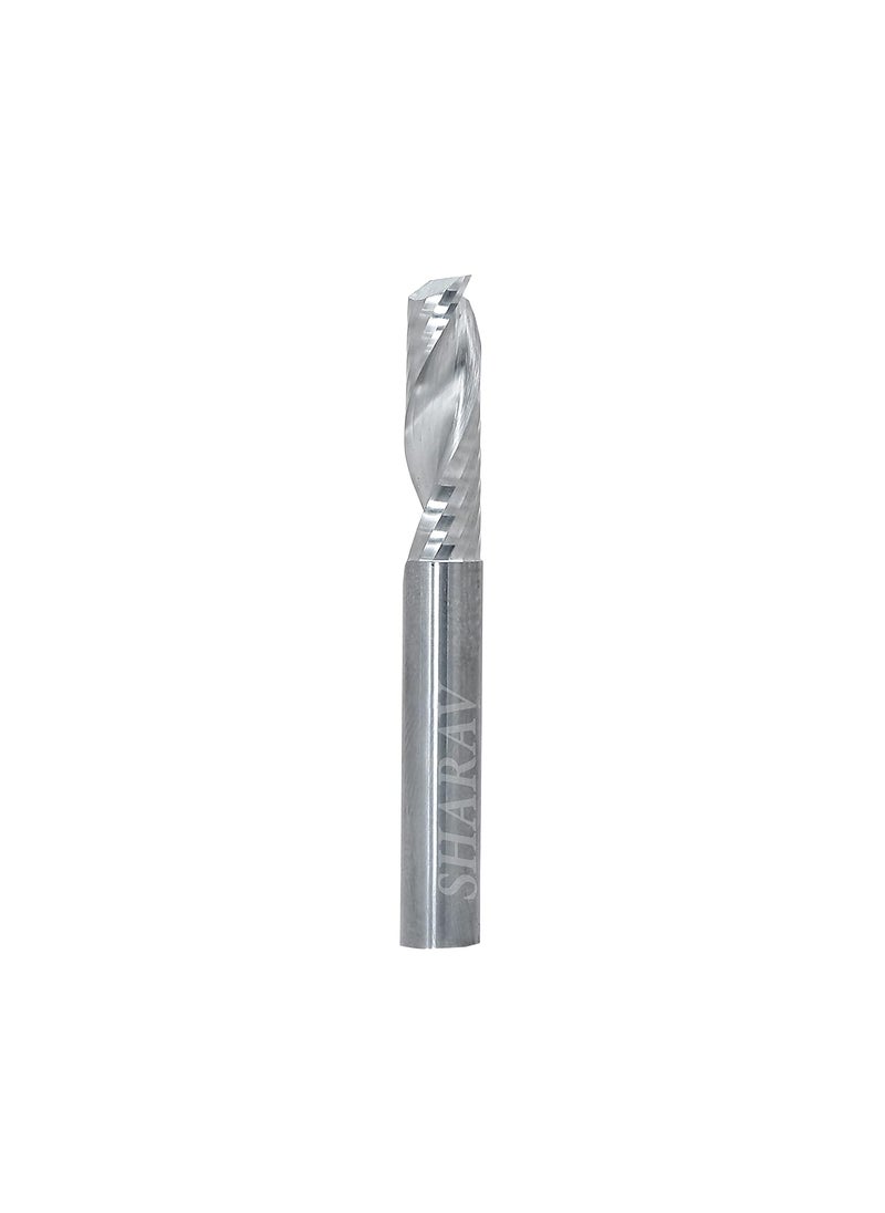 Sharav - Single Flute Solid Carbide Spiral Bit 3x15x45x3 Cnc Router Bit For ACP PVC Cutting SPF315 - Image 1