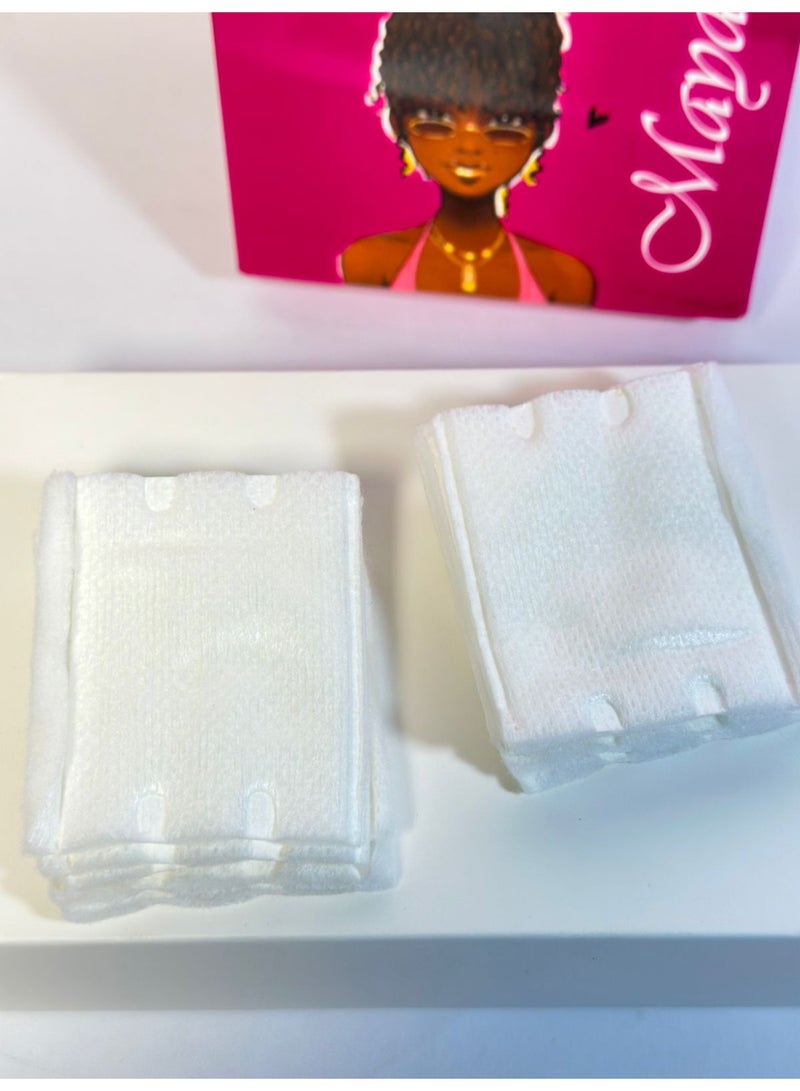 Cotton Pads Double Side Soft Face Nail Makeup Remover Pad Daily Facial Skin Care 100PCS - Image 3