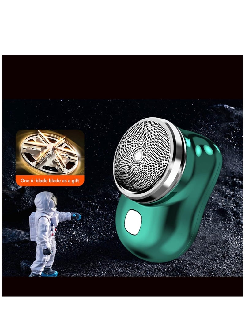 ELTERAZONE Electric Razor for Men, Newest Mini-Shave Portable Electric Shaver, Pocket Size Portable Shaver Wet and Dry Mens Razor USB Shaver Charging Easy One-Button Use Suitable for Home,Car,Travel - Image 3