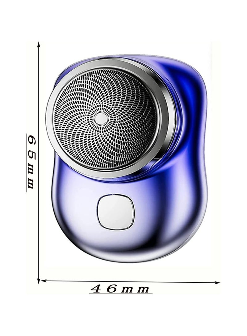 ELTERAZONE Electric Razor for Men, Newest Mini-Shave Portable Electric Shaver, Pocket Size Portable Shaver Wet and Dry Mens Razor USB Shaver Charging Easy One-Button Use Suitable for Home,Car,Travel - Image 2