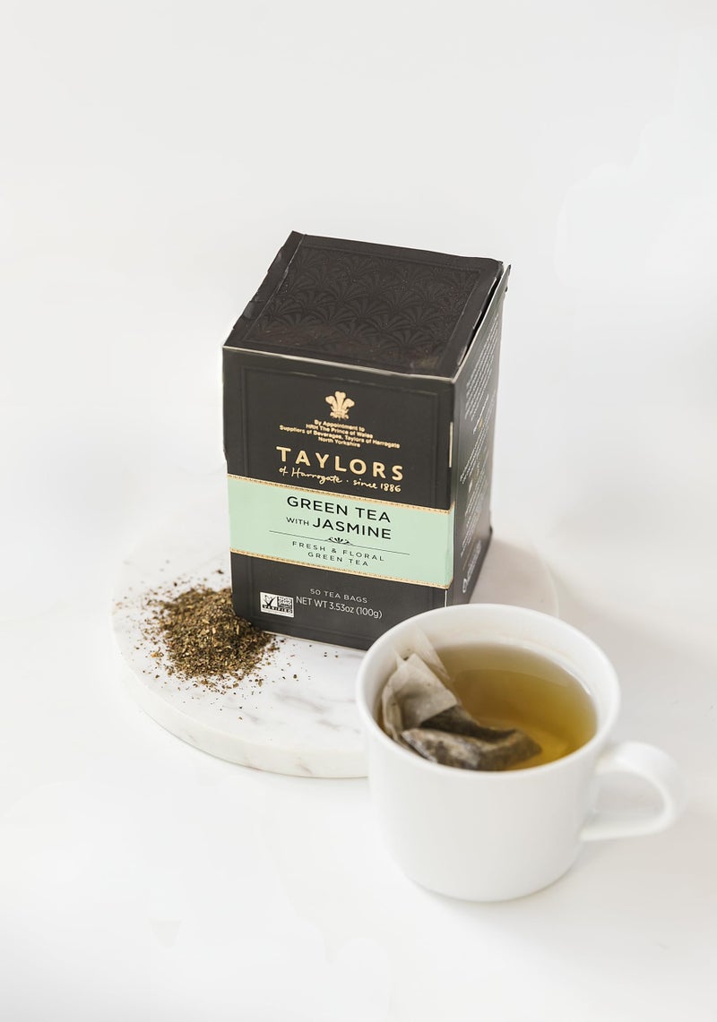 Taylors of Harrogate Green Tea with Jasmine, 50 Teabags - Image 4