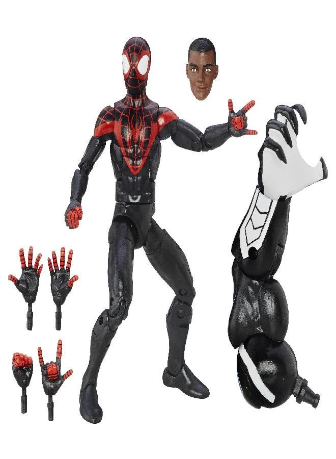 SPIDERMAN Marvel Spider-Man 6-inch Legends Series Ultimate Spider-Men: Miles Morales - Image 4