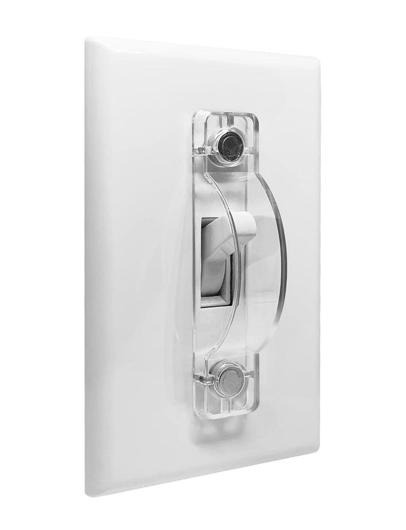 Magnetic Light Switch Guards ILIVABLE Light Switch Plate and Outlet Cover Not Child Proof Clear 2 Pack