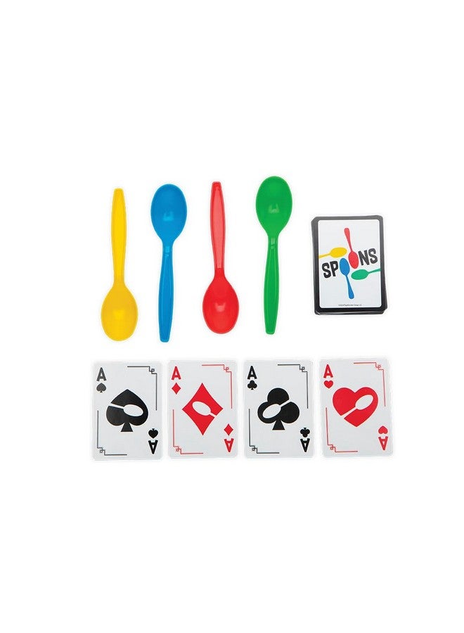 PlayMonster Spoons Games, Card Games for Kids - Spoons Game, Deck of Cards, Fun Family Games for Kids and Adults, Playing Cards, Game Night, Travel Games, 3-5 Multi-Player Card Game, Games for Adults, Ages 7+ - Image 4