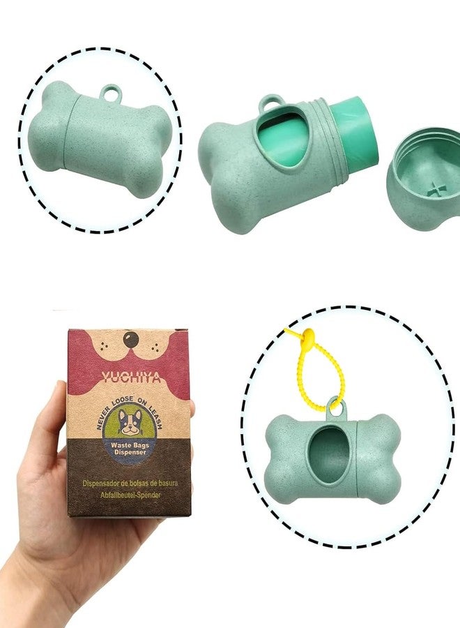 YUCHIYA Dog Poop Pickup Bags Holder Dispenser with Standard-Sized Leak-Proof Scented Doggy Waste Bags and Carabiner with Safety Lock&Fastener Never Loose on Leash Lead Again (2 Holders 30 Bags, Blue) - Image 3