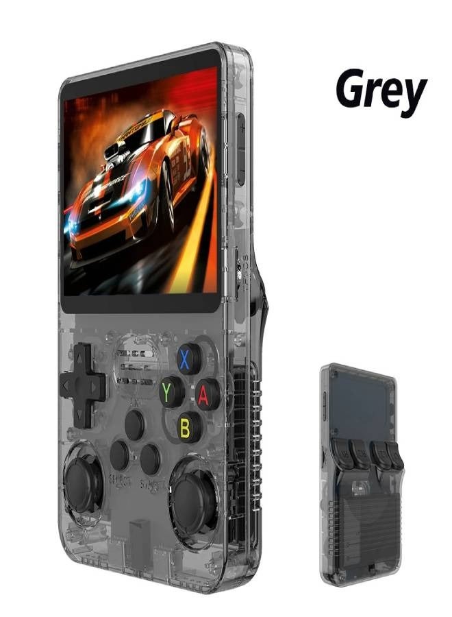 AROAQ Open Source Retro Handheld Game Console, Portable R36S Console with Integrated Dozens Emulator, Pocket Games Emulator with 3.5 Inch IPS 640 x 480 Screen, Supports OTG and Memory Card, (64GB Memory Card)  - Image 1