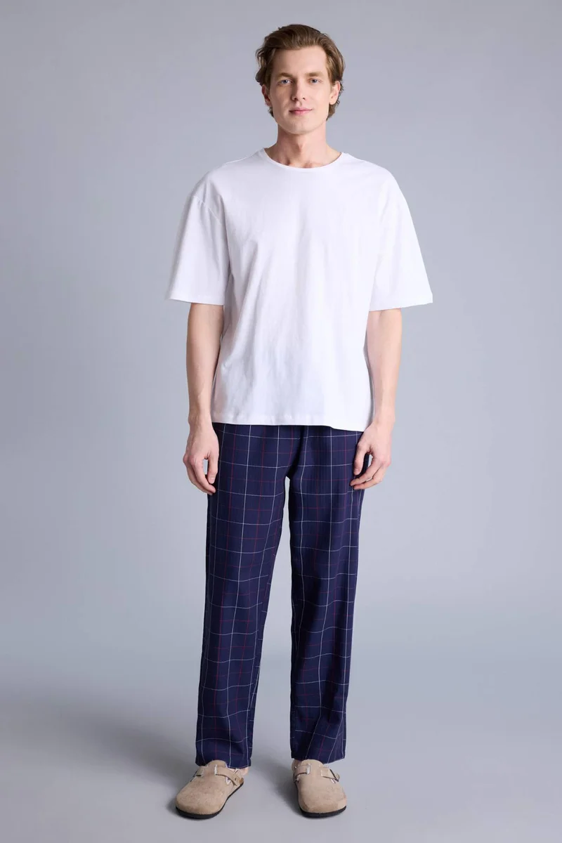 DeFacto Regular Fit With Pockets Poplin Pyjamas Bottom