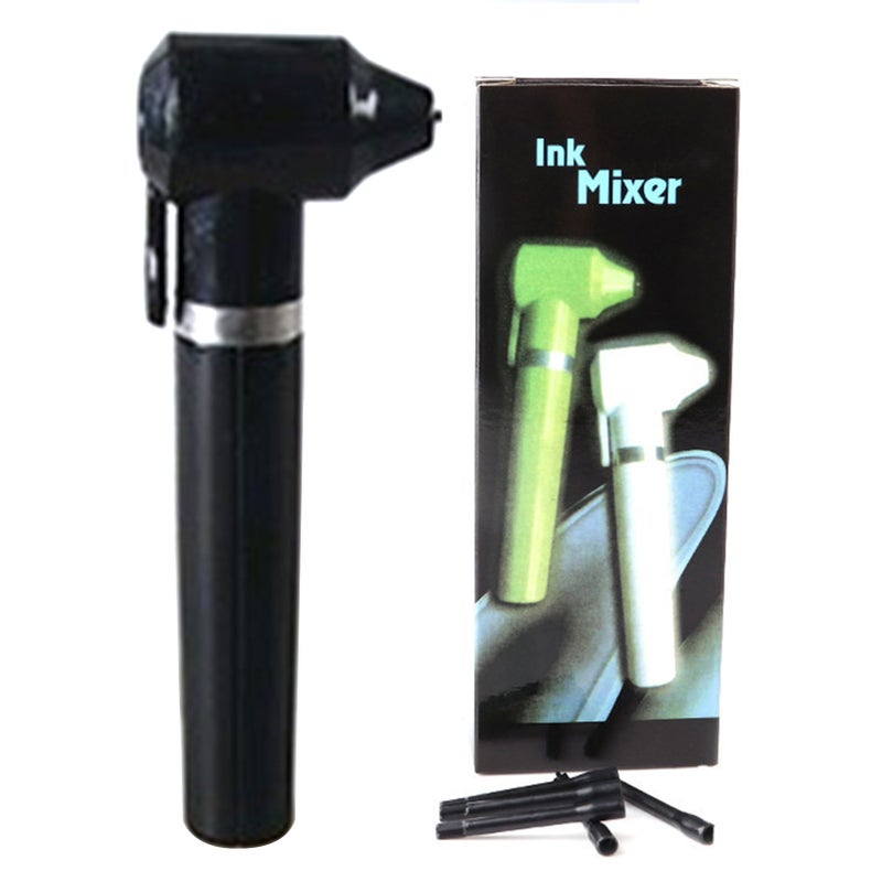 Tattoo Ink Mixer: Black, High Speed Motor - Stable Performance, Light Hand Feeling Pigment Mixer for Tattoo Artists & Tattoo Studio Use - Image 1