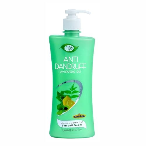 Meghdoot Ayurvedic Anti Dandruff Shampoo Enriched With Extracts of lemon and Neem For Health Scalp Free My Lice, Oily Dandruff Control, Anti Dandruff Shampoo for Men and Women, 500ml, Pack of 1 - Image 1