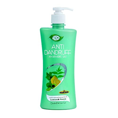 Meghdoot Ayurvedic Anti Dandruff Shampoo Enriched With Extracts of lemon and Neem For Health Scalp Free My Lice, Oily Dandruff Control, Anti Dandruff Shampoo for Men and Women, 500ml, Pack of 1 - Image 3