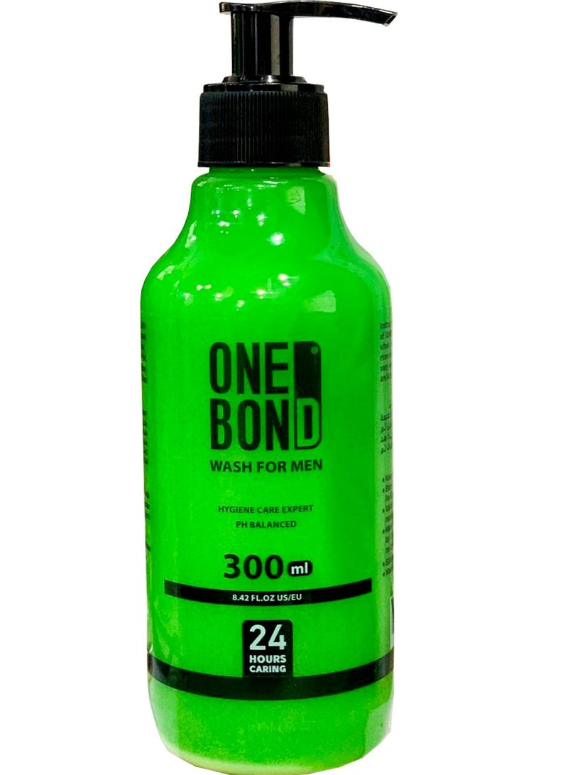 وان بوند غسول للمنطقة الحساسة للرجال باللون الأخضر 300 مل