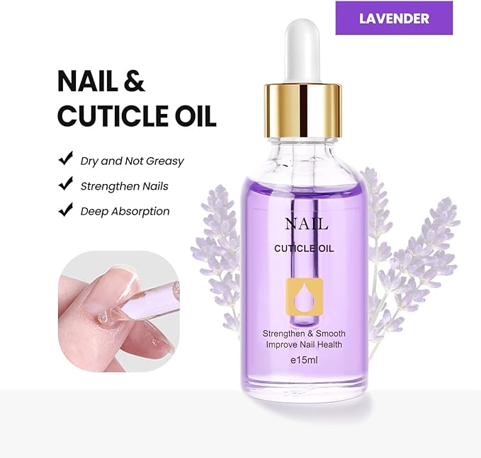 Maggidea Nail Cuticle Oil with Vitamin E B Cuticle Oil for Nails Jojoba Nail Cuticle Oil Moisturizes Cuticle and Nails Skin Strengthens Nails Prevents Hangnails and Chapped 15ML - Image 4