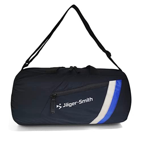 Jager_Smith Jager-Smith GB 900 Multipurpose Gym Bag with Shoe Compartment (Black, White & Blue) - Image 1