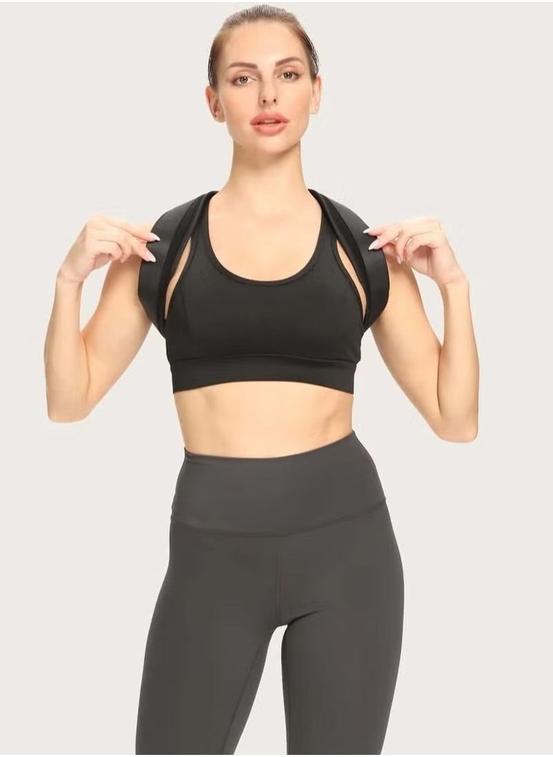 Ome - Back Support Brace and Posture Correction Belt, Relieves Pain Stress and Fatigue with Neck Shoulder Clavicle and Spine Alignment, Reshape Your Body With This Back Straightener and Be Attractive, Fit - Image 1