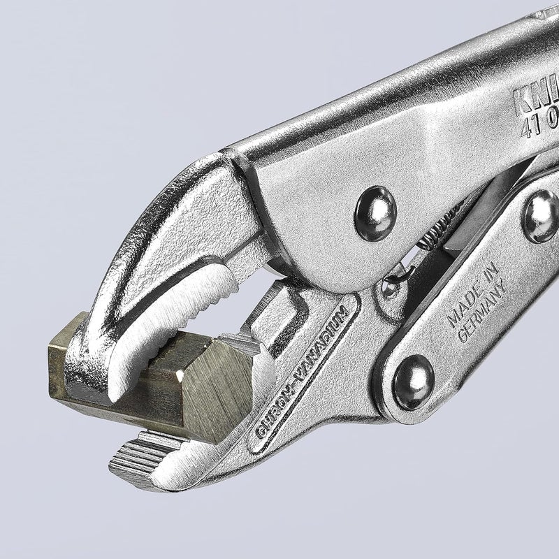 KNIPEX Grip Pliers with Round Jaws - High-Quality Locking Pliers - Image 3