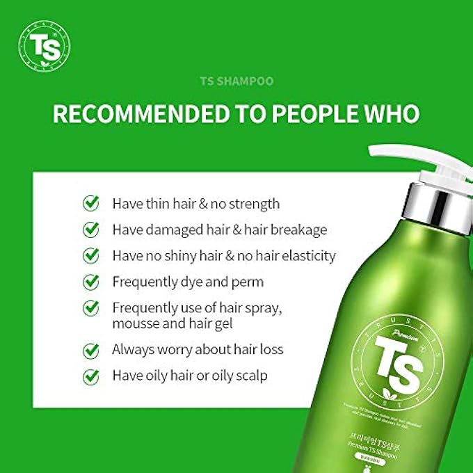 TS SHAMPOO  SHAMPOO T HAIR LOSS PREVENTION SHAMPOO - 16.9OZ (PLUS 2 TRAVEL POUCHES) - Image 2