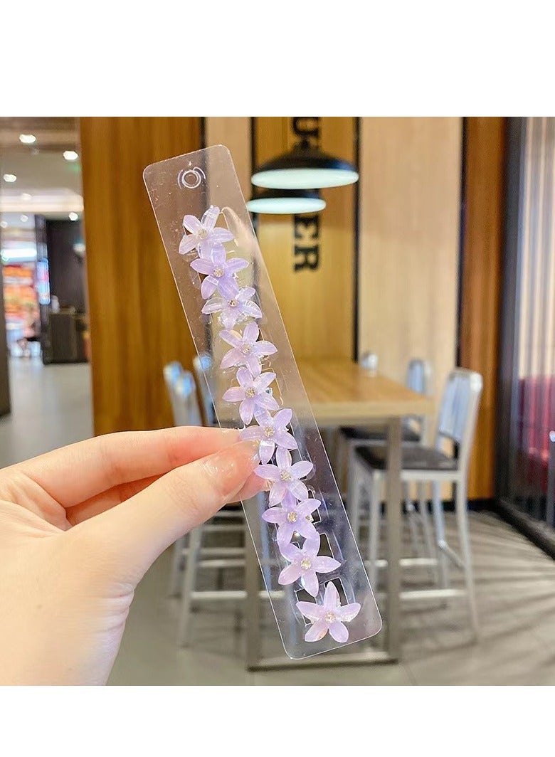 JAKTK 20-Piecs Mini Diamond hair buckle Flower Hair Clips,with Crystal Metal Claw Clips,Sparkling Hair Barrettes Nonslip Side Clip Hair Accessories for Women and Girls - Image 4