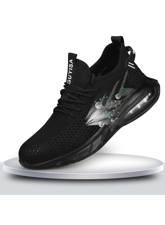 GUYISA Summer Men  Work Shoes Steel Toe Cap Safety Boots  Anti-smash Anti-puncture Sport Safety Shoes Durable - Image 1