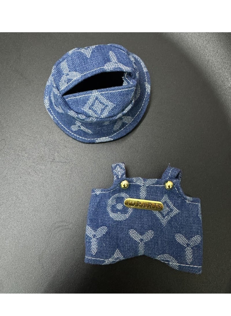 Labubu Clothes - Labubu Outfit, Chic Style Set for Labubu Dolls, 17cm Doll Clothes Suitable for labubu Dolls Accessories，Figure Outfit
