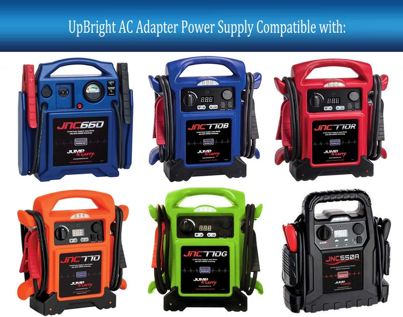 UpBright AC Power Charging Cord Charger Cable Compatible with Jump-N-Carry 12V 12Volt Jump Starter 1700 A JNC350 JNC550A JNC660 JNCAIR JNC770 JNC770B - Image 4