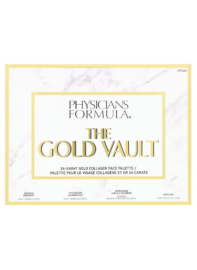 Physician's Formula Physicians Formula, The Gold Vault, 24-Karat Gold Collagen Face Palette, 1 Palette  - Image 1