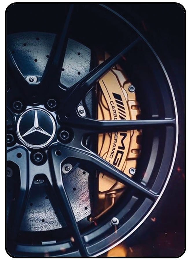 AMINA ALSHEBLI Protective Case Cover For Apple iPad Mini 4/5 Mercedes Wheel  - Image 1