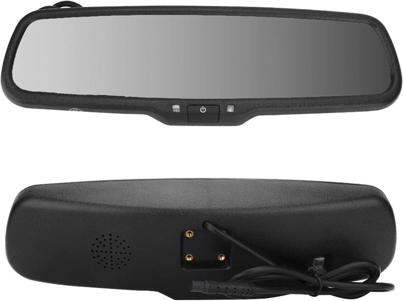 klarako Car rear view Streaming, 4.3inch Car Rearview Mirror Auto Dimming Monitor With Bracket Black - Image 5