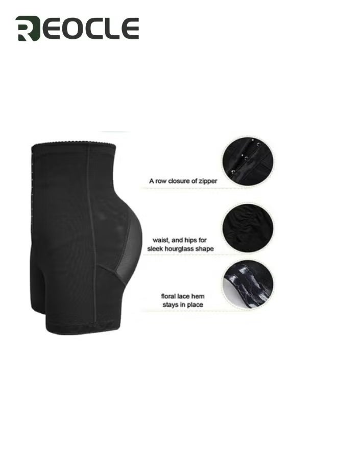 REOCLE - Women's Body Shaper Shapewear Breasted Corset Workout Leggings High Waist Shapewear Faja Shorts Thigh Slimmer Corset Waist Trainer Pants - Image 1