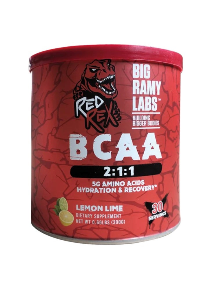 RED REX Bcaa 2:1:1 - 30 seving - 300 gm - Lemon Lime  - Image 1