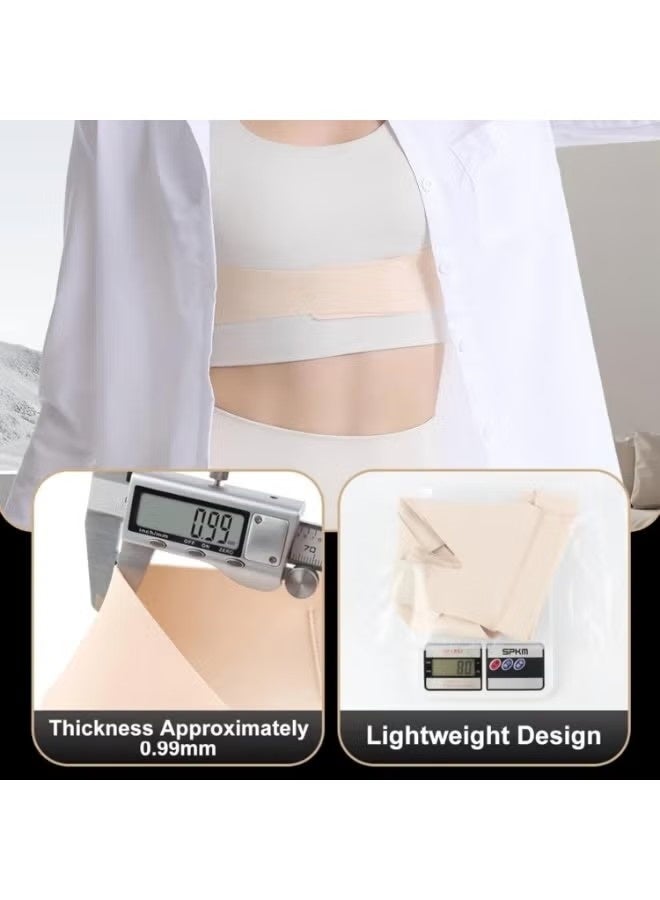 مصحح وضعية قابل للتعديل للنساء والرجال - دعامة ظهر قابلة للتهوية مع دعم 360 درجة، حزام مريح لتصحيح وضعية الجسم للاستخدام في المكتب/الرياضة/الاستخدام اليومي، حزام دعم أسفل الظهر (مقاس متوسط) - Image 2