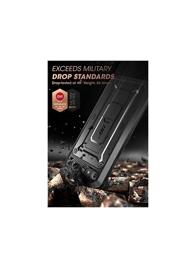 SUPCASE Unicorn Beetle Pro Series Case Designed For iPhone SE (2022) / iPhone SE (2020) / iPhone 7/ iPhone 8, Full-Body Rugged Holster Case With Built-in Screen Protector & Belt-Clip - Black - Image 3