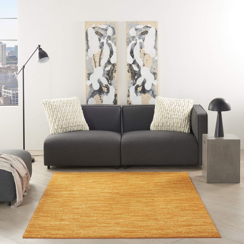 Nourison Home Nourison Essentials Sunburst 4' x 6' Area Rug - Easy Clean, Non Shedding, Bed Room, Living Room, Dining Room, Kitchen (4' x 6') - Image 3