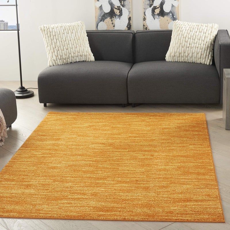 Nourison Home Nourison Essentials Sunburst 4' x 6' Area Rug - Easy Clean, Non Shedding, Bed Room, Living Room, Dining Room, Kitchen (4' x 6') - Image 1