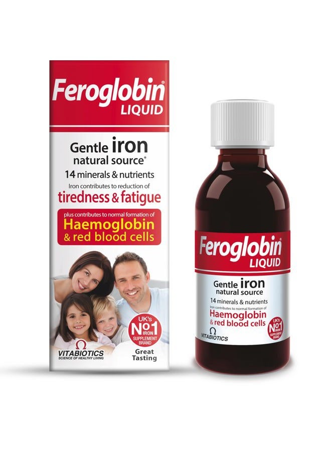 Feroglobin فيتابيوتيكس فيروغلوبين ب12 سائل، 200 مل - Image 1