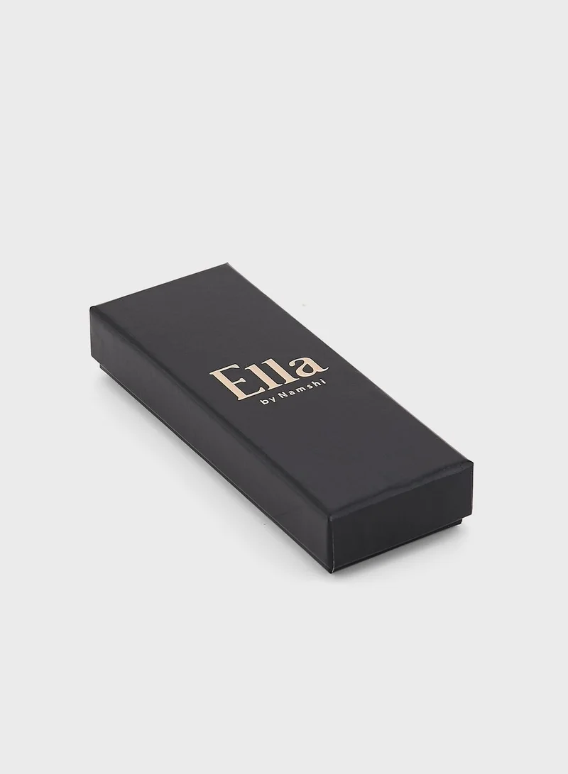 ELLA Croc Strap Rectangle Watch