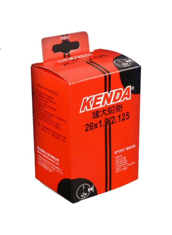 KENDA أنبوب داخلي أمريكي كيندا 18X1.75 للدراجات الهوائية، دراجات قابلة للطي، أنبوب داخلي من المطاط البوتيلي، أنبوب داخلي مقاوم للضغط، أنبوب داخلي مرن وقوي، أسود - Image 2