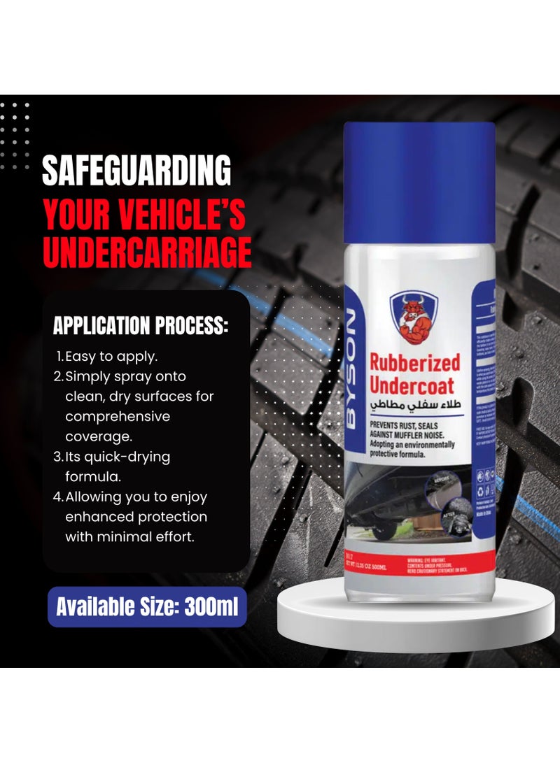 BYSON Undercoating Spray for Cars - Rust Protection & Corrosion Defense for Vehicle Undercarriage, Long Lasting Waterproof Sealant for Trucks, SUVs, and All Weather Conditions - Image 5