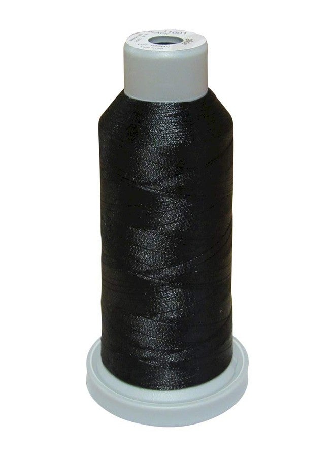 Glide Thread Trilobal Polyester No. 40-1000m Spool - 11001 Black