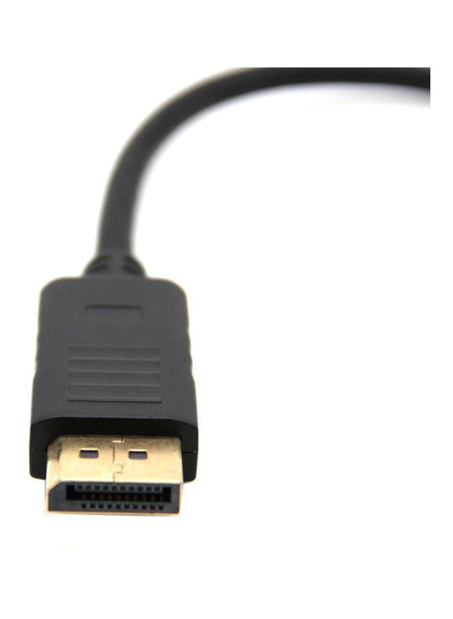 NIBEMINENT Display Port Male To Female Cable Black - Image 2