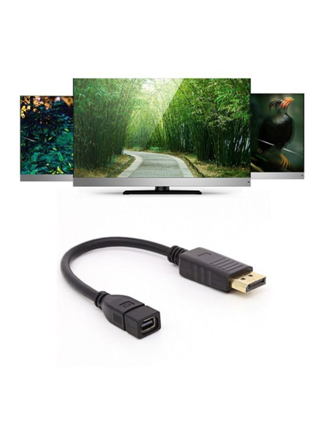 NIBEMINENT Display Port Male To Female Cable Black - Image 5